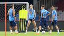 <p>Pemain Timnas Argentina melakukan latihan resmi menjelang laga FIFA Matchday melawan Timnas Indonesia di Stadion Utama Gelora Bung Karno (SUGBK), Jakarta, Minggu (18/06/2023). (Bola.com/Bagaskara Lazuardi)</p>