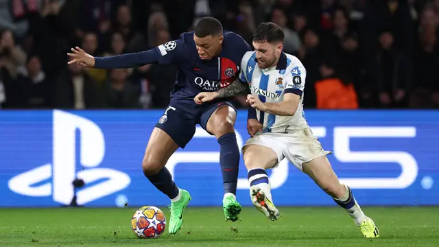 Foto: Tebarkan Teror ke Gawang Real Sociedad, Kylian Mbappe Lesatkan Satu Gol untuk Kemenangan PSG di Liga Champions