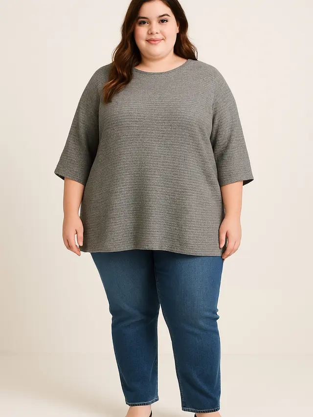 Model Tunik Simple tapi Mewah untuk Orang Gemuk