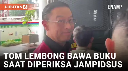 VIDEO: Tom Lembong Jalani Pemeriksaan di Jampidsus Kejaksaan Agung