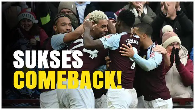 Berita Video, Aston Villa berhasil raih kemenangan kontra West Ham di Piala FA pada Sabtu (11/1/2025) dini hari WIB