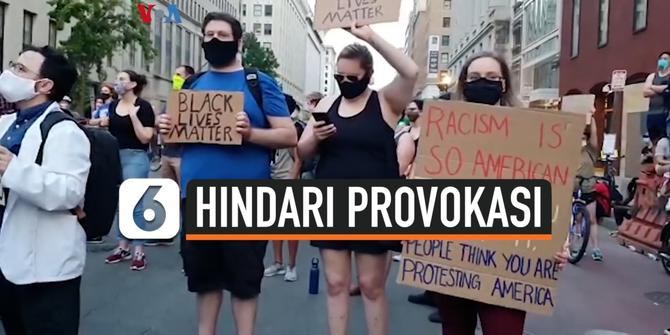 VIDEO: Demonstran Saling Ingatkan untuk Hindari Provokasi