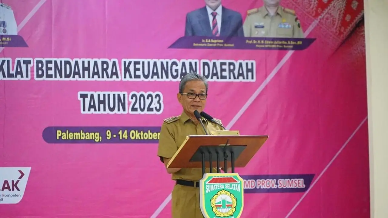 Pemprov Sumsel Dorong Bendahara Keuangan Daerah Wujudkan Tata Kelola Keuangan yang Baik