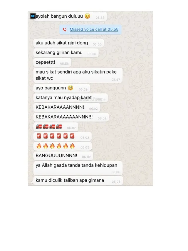 8 Chat Netizen saat Dibangunkan Pacar Ini Bikin Tepuk Jidat