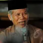 Mantan penasihat Komisi Pemberantasan Korupsi (KPK), Abdullah Hehamahua saat diskusi Bincang Senator dengan tema “Penegakan Hukum dan Pemberantasan Korupsi di Indonesia”, Jakarta, Minggu (15/3/2015). (Liputan6.com/Faisal R Syam)