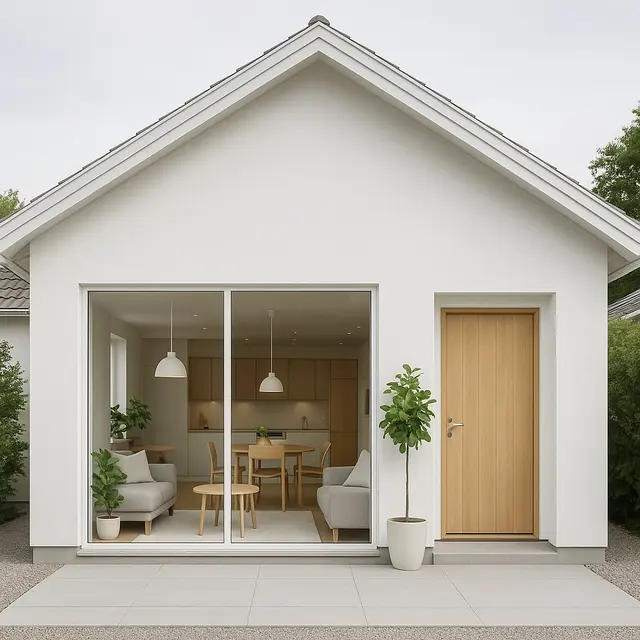 Desain Rumah Mewah Lahan Sempit (Foto: ChatGPT)