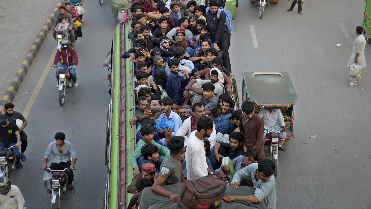 Suasana Mudik di Pakistan saat Idul Adha