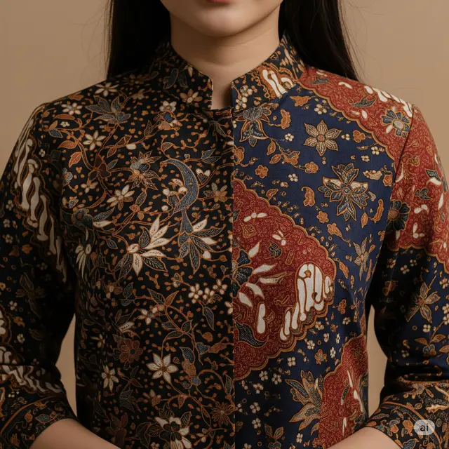 Model Batik Wanita Vintage