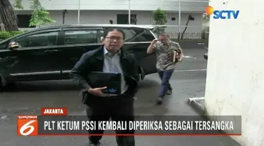 Djoko Driyono kembali diperikasa Satgas Antimafia selama 13 jam terkait perusakan barang bukti.