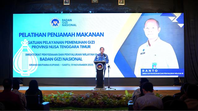Menurut Direktur Penyediaan dan Penyaluran Wilayah III BGN, Ranto mengungkapkan pelatihan penjamah makanan merupakan fondasi penting untuk memastikan layanan MBG berlangsung dengan kualitas yang baik.