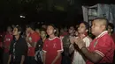 Namun para fans tampak tetap mengapresiasi usaha para pemain Liverpool. (Bola.com/Vitalis Yogi Trisna)