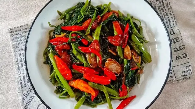 Tumis Kangkung Saus Tiram