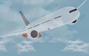 Ilustrasi Pesawat Jatuh (Liputan6.com/Johan Fatzry)