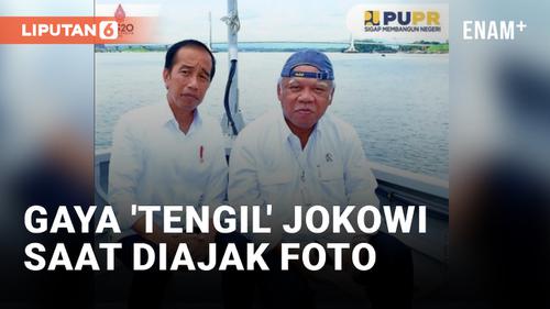 VIDEO: Gaya 'Tengil' ala Jokowi dan Basuki Hadimuljono