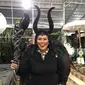 Yenny Wahid mengenakan kostum ala Maleficent yang bertanduk (dok.Instagram/@yennywahid/https://www.instagram.com/p/CVp1a6sPu6y/Komarudin)