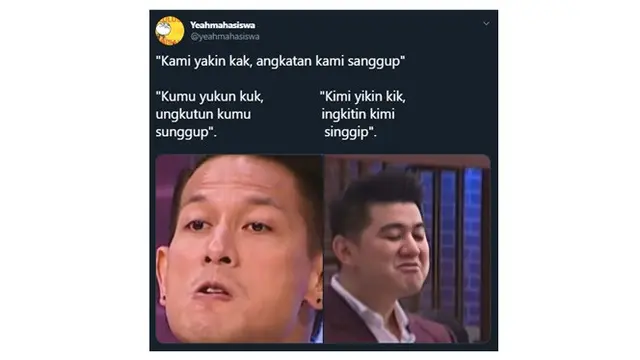 Meme Lucu Wajah Chef Arnold Ini Sukses Bikin Ketawa Geli