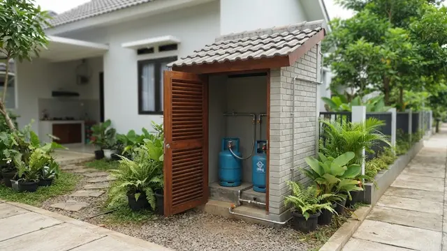 Tempat Penyimpanan Tabung Gas