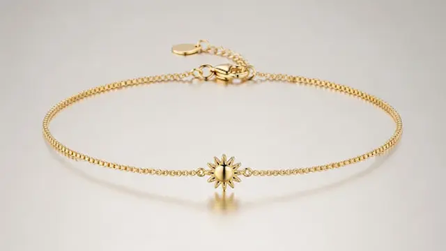 Gelang Matahari Rantai Halus