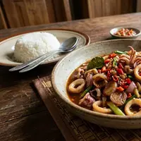 Resep Cumi Tumis Bawang Pedas untuk Menu Akhir Pekan (AI Generated)