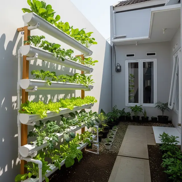 9 Ide Hidroponik Kreatif Pakai Talang Air Bekas Jadi Kebun Modern, Solusi Lahan Terbatas