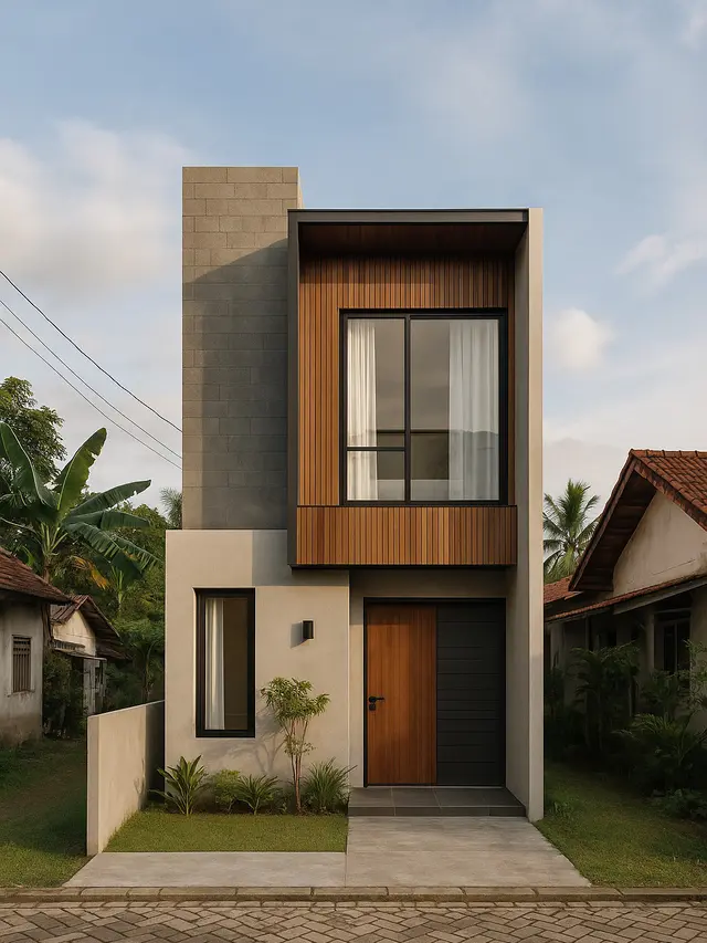 Model Rumah Minimalis 2 Lantai di Lahan Terbatas/ChatGPT