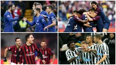 Chelsea dan AC Milan menduduki posisi teratas sebagai klub terboros pada bursa transfer musim dingin kali ini. Berikut ini lima klub yang mengeluarkan banyak uang pada bursa transfer Januari 2019. (Foto Kolase AP dan AFP)
