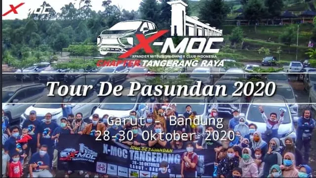 X-MOC Tangerang raya gelar Tour De Pasundan 2020