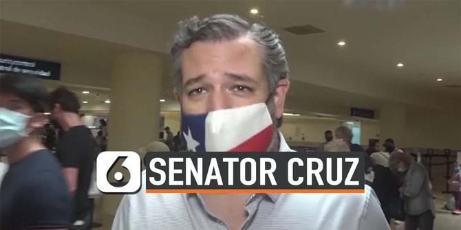 VIDEO: Liburan ke Meksiko, Senator Ted Cruz Dikritik Warga Texas