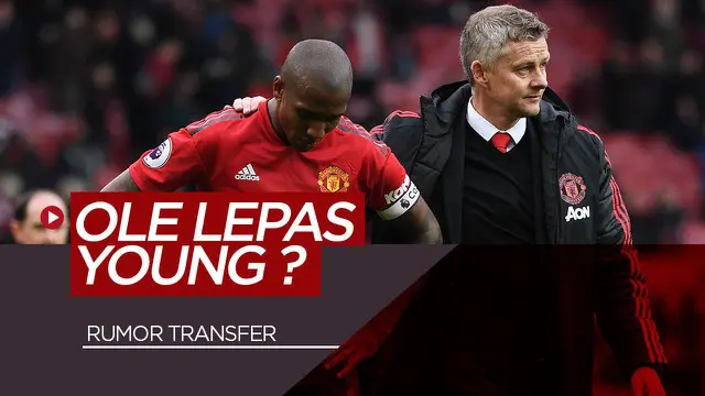 VIDEO: Solskjaer Enggan Tanggapi Rumor Transfer Ashley Young ke Inter Milan