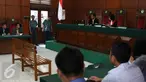 Suasana sidang praperadilan perdana Saipul Jamil (SJ) di Pengadilan Negeri Jakarta Utara, Kamis (10/3/2016). Saipul mengajukan Praperadilan terhadap status tersangkanya dalam kasus pencabulan terhadap remaja berinisial DS. (Liputan6.com/Herman Zakharia)