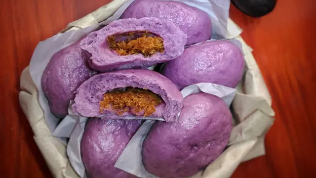 bakpao ubi ungu