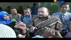 Sejumlah perwakilan calon jemaah umrah mendatangi Gedung Bareskrim Mabes Polri di Kantor Kementerian Kelautan dan Perikanan (KKP).