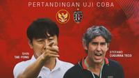 Uji Coba - Timnas Indonesia U-22 Vs Bali United - Head to Head Pelatih (Bola.com/Adreanus Titus)