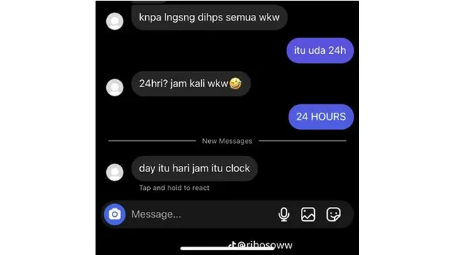 7 Chat Lucu Salah Paham Netizen Pakai Bahasa Inggris, Bikin Ngakak