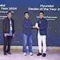 Hyundai Andalan kembali terima penghargaan Dealer of the Year dua tahun beruntun.