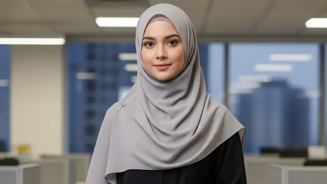 Model Abaya Polos Tanpa Motif Tapi Anggun