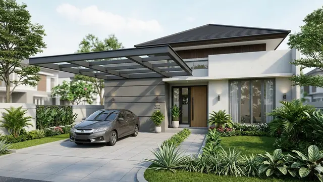 Model Kanopi Minimalis untuk Rumah. Gemini
