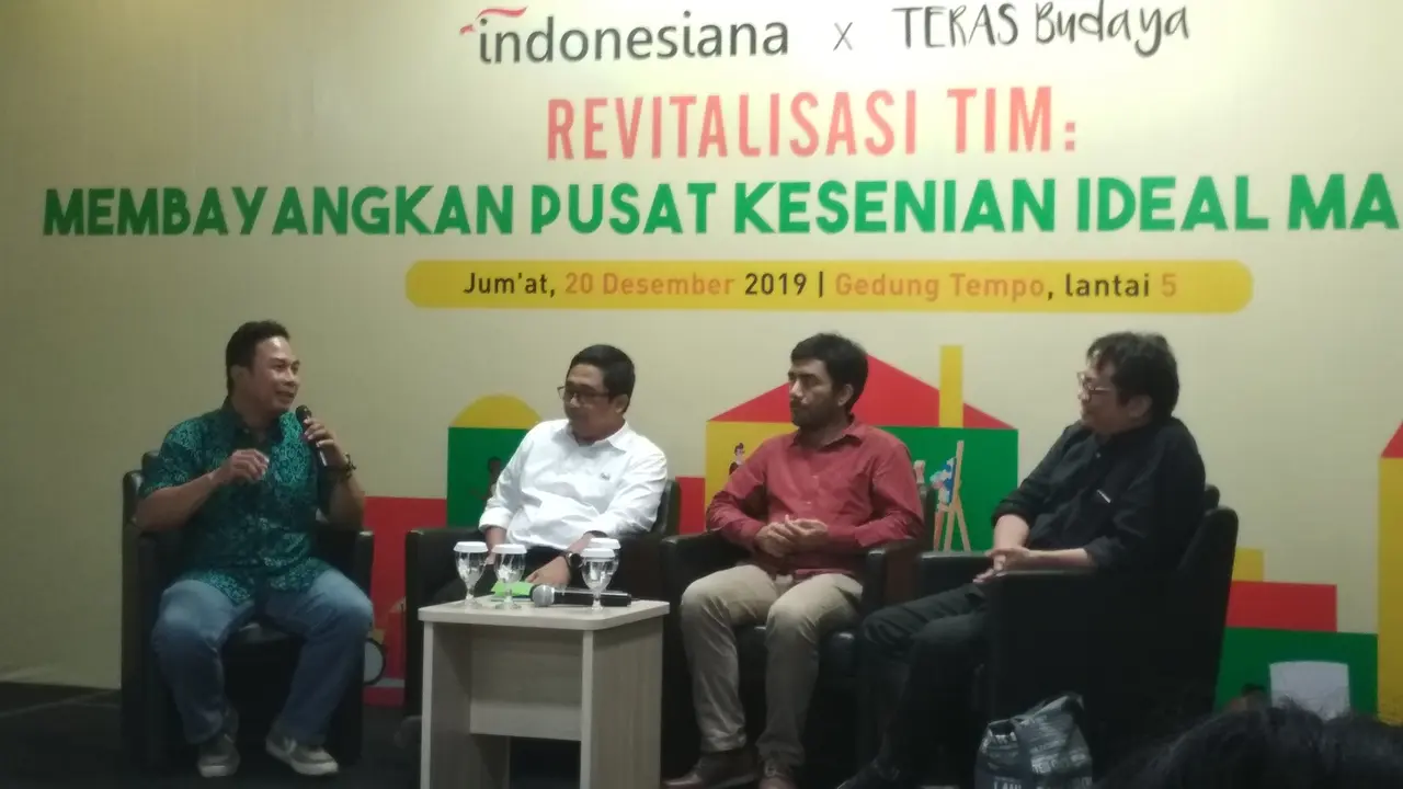 Acara Revitalisasi TIM: Membayangkan Pusat Kesenian Ideal Masa Depan.