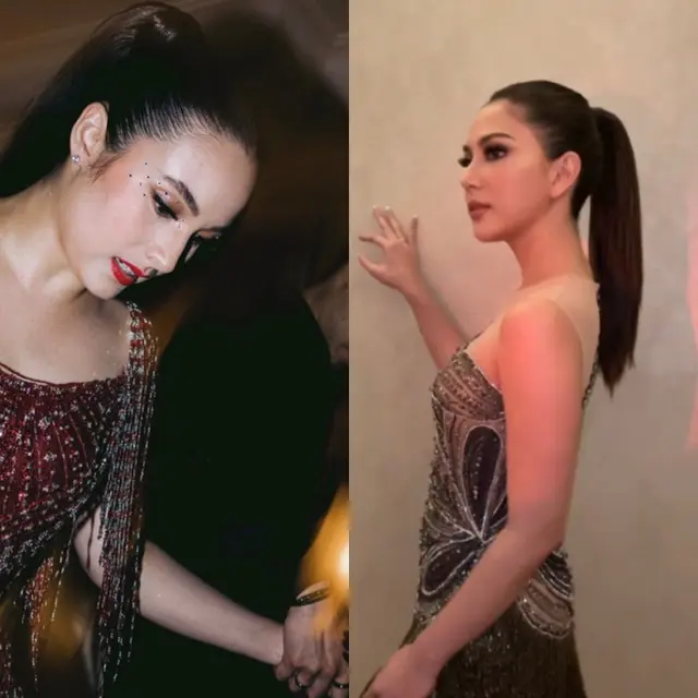 Adu Gaya Mini Dress After Party Pernikahan Chelsea Islan dan Jessica Mila, credit @hiantjen