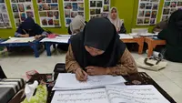 Cerita Kaligrafi Karya Santri Sukabumi Jadi Koleksi di Istana Brunei