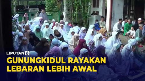 VIDEO: Lebih Awal, Jamaah Aolia Gunungkidul Rayakan Idul Fitri 1 Mei 2022