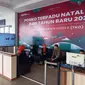 Posko terpadu Natal 2023 Bandara Raden Inten II. Foto (Humas Bandara Raden Inten II)