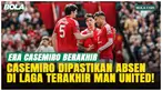 Michael Carrick memastikan Casemiro telah memainkan laga terakhirnya bersama Manchester United dan absen melawan Brighton, Minggu (24/5/2026) untuk fokus membela Brasil di Piala Dunia.