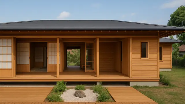 Inspirasi Rumah Bagus Sederhana dengan Lantai Kayu yang Memikat/via ChatGPT