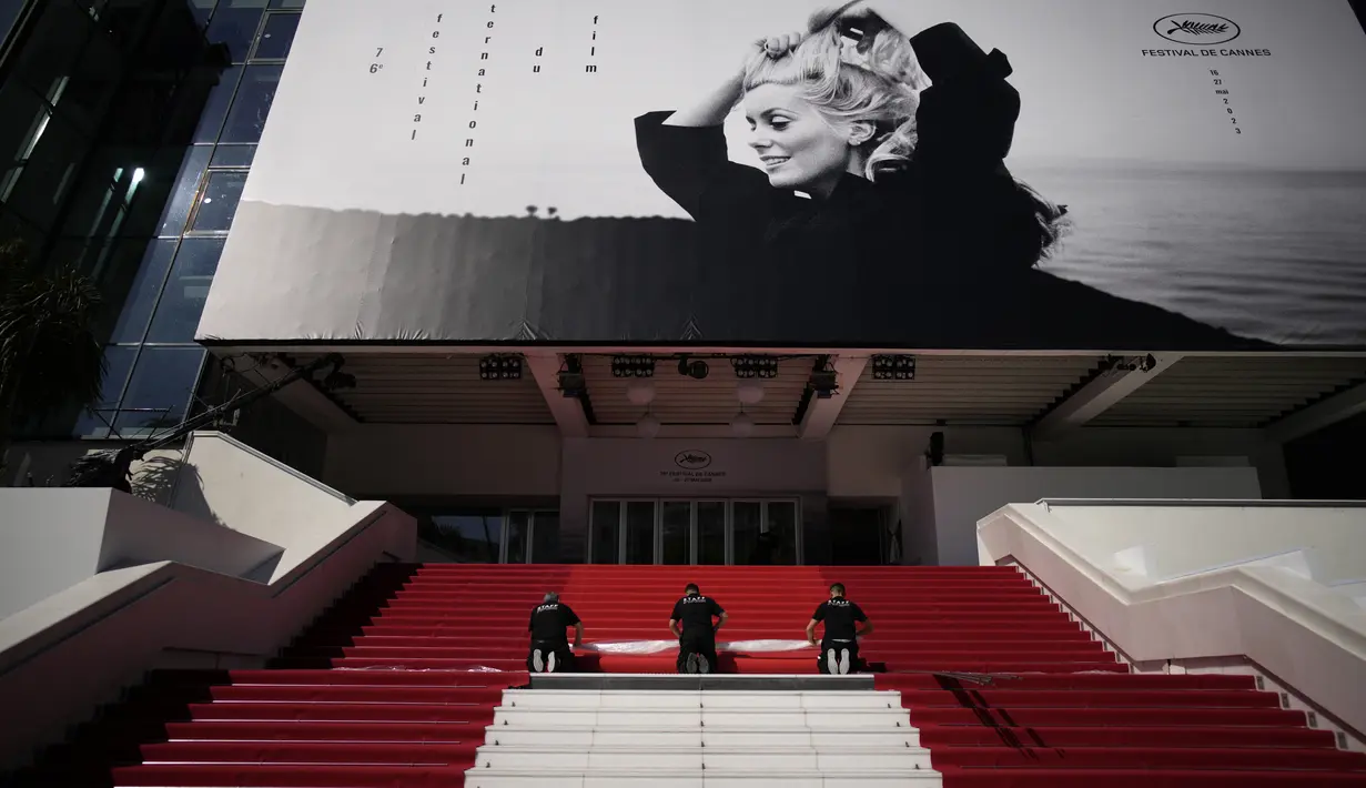 Karpet Merah Cannes Film Festival 2023 Sudah Mulai Digelar Foto