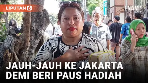 VIDEO: Warga Maluku Datang ke Jakarta Demi Berikan Oleh-oleh untuk Paus Fransiskus