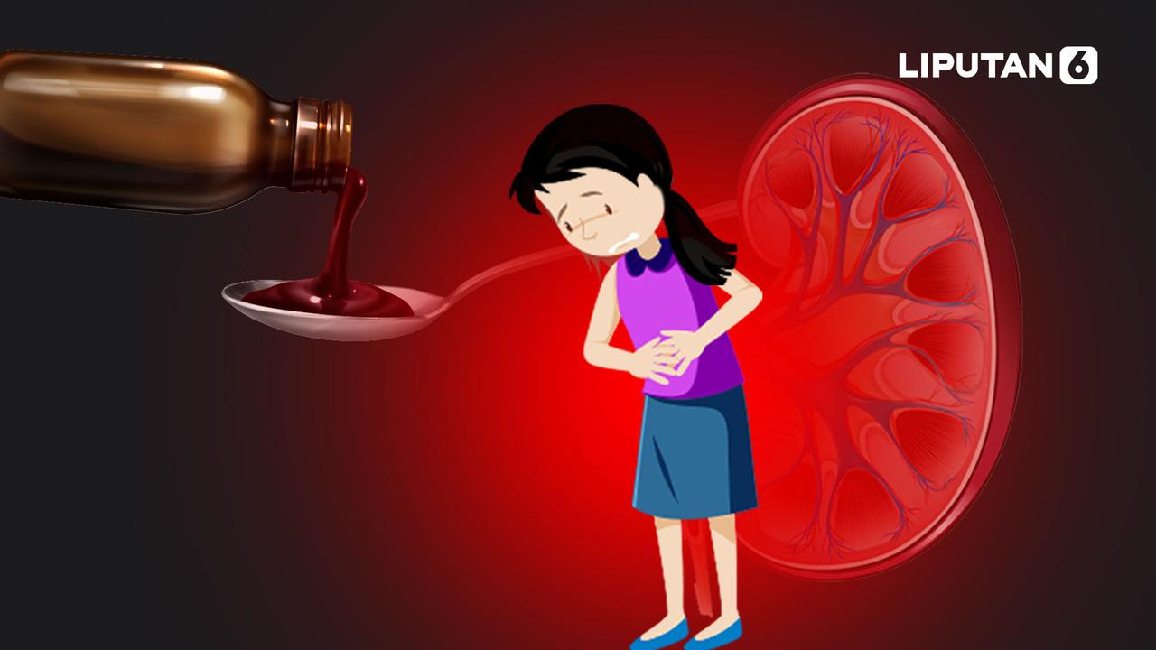 Banner Infografis Darurat Kasus Gagal Ginjal Akut Anak Indonesia