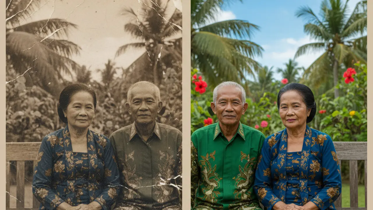 Prompt Edit Restorasi Foto Jadul dengan AI.