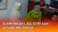 Media sosial kembali dihebohkan aksi melabrak acara pernikahan. Kali ini dilakukan oleh seorang istri ditemani keluarganya. Sang istri datang melabrak pernikahan suaminya dengan wanita lain. Rumah yang sudah dihiasi dekorasi tersebut seketika riuh.