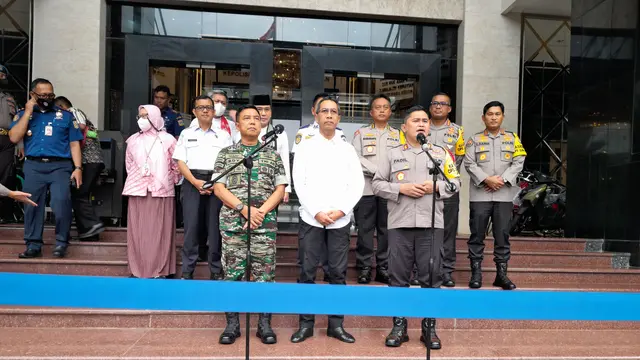 Jajaran Pemprov DKI Jakarta bersama Polda Metro Jaya dan Kodam Jaya Gelar Rapat Koordinasi Pengamanan Tahun Baru 2023